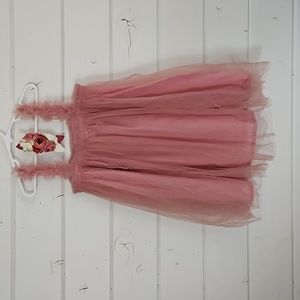 Toddler princess dress, tutu, wedding, etc size 5T Dusty Rose